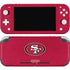 NFL San Francisco 49ers Distressed Nintendo Switch Lite Skin